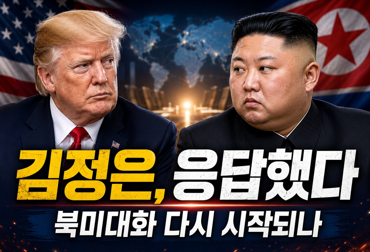 트럼프 “김정은, 대화 요청에 응답”…북미대화 다시 시작되나