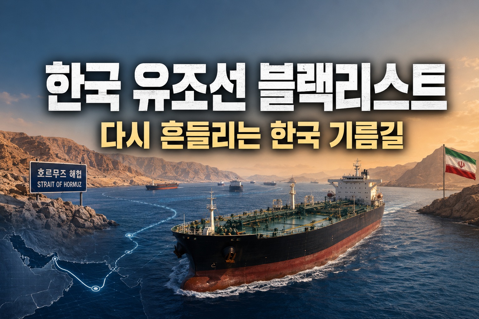한국 유조선 5척 이란 블랙리스트…다시 흔들리는 ‘한국 기름길’