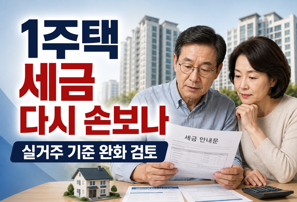 1주택자 세금 논란…실거주 예외 넓어지나