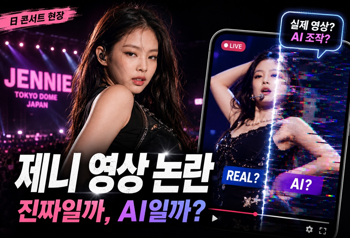 제니 서머소닉 영상 확산…‘AI 조작’ 논란 무슨 일이?