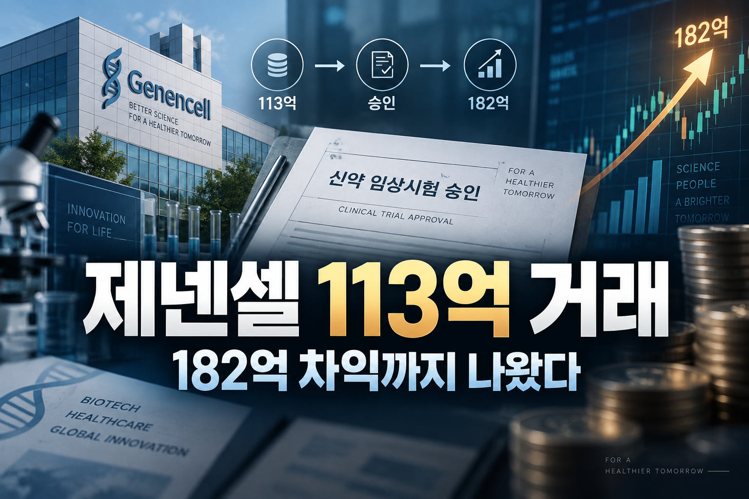 핫이슈 | 김승원 제넨셀 의혹 2편 | 113억 거래와 182억 차익