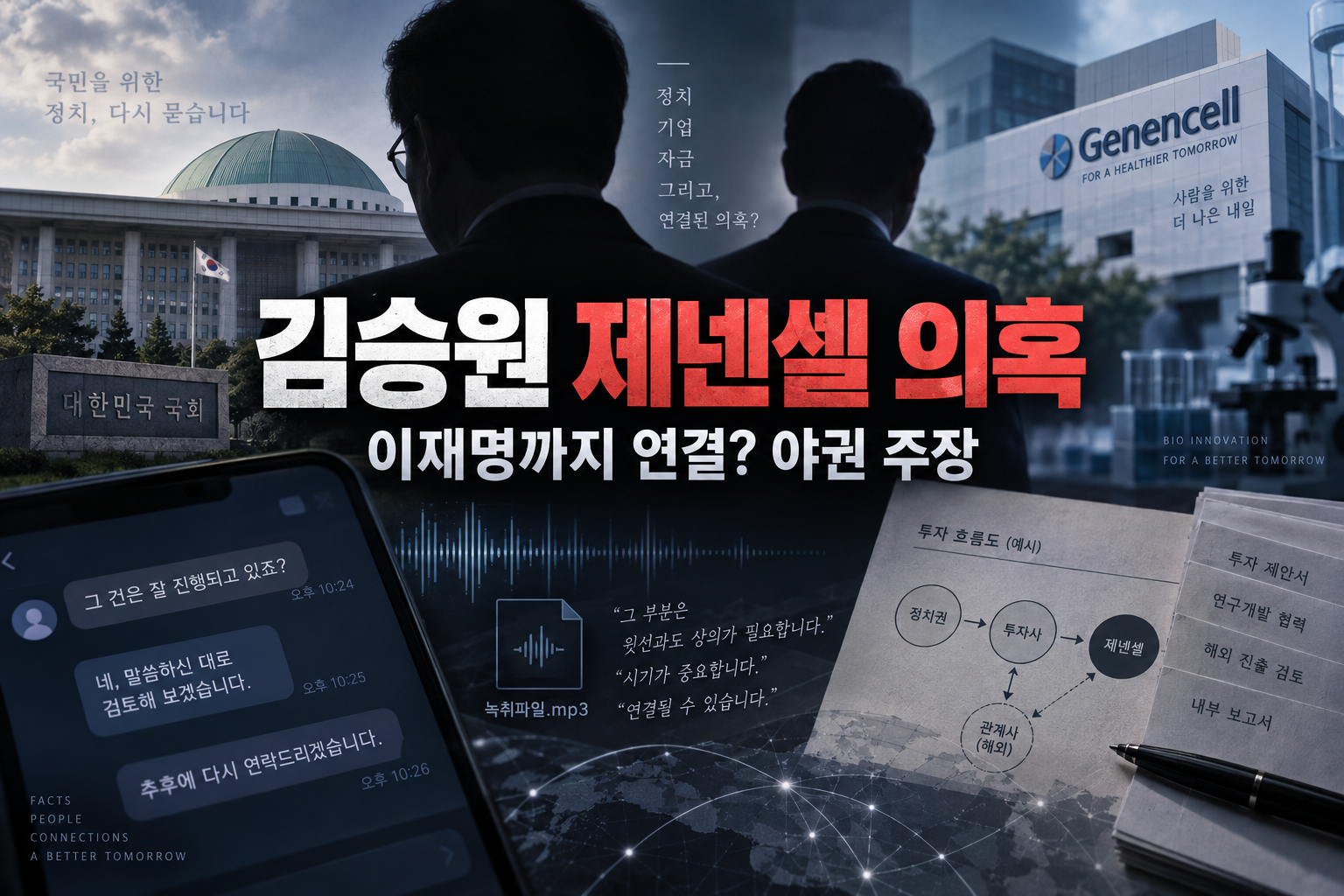 김승원 제넨셀 의혹 확산