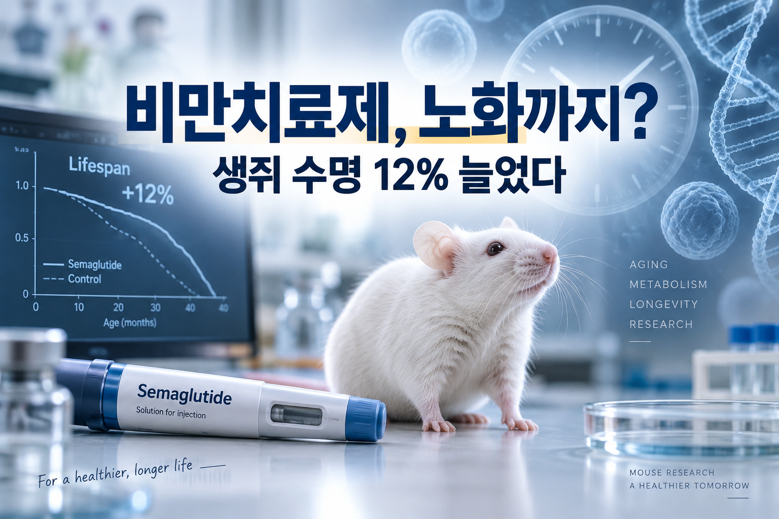 비만치료제, 노화까지 늦췄나