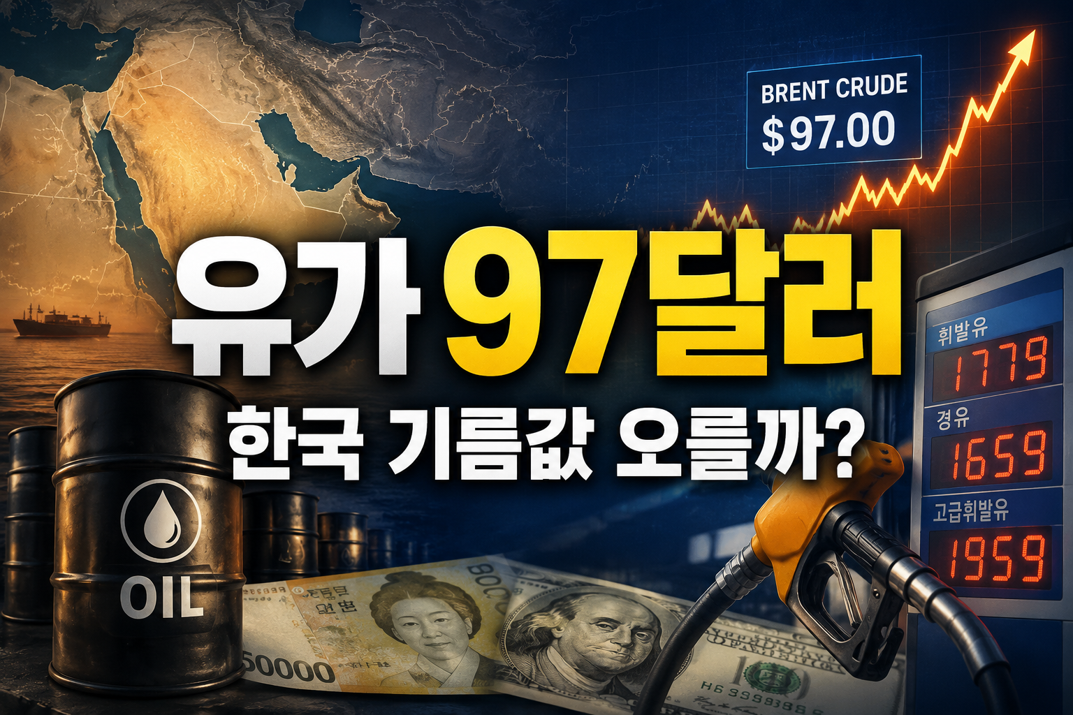미·이란 충돌에 유가 97달러…한국 영향은?